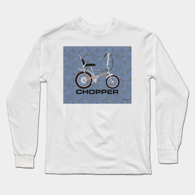 Raleigh Chopper MK2, Quicksilver Long Sleeve T-Shirt by Tunstall